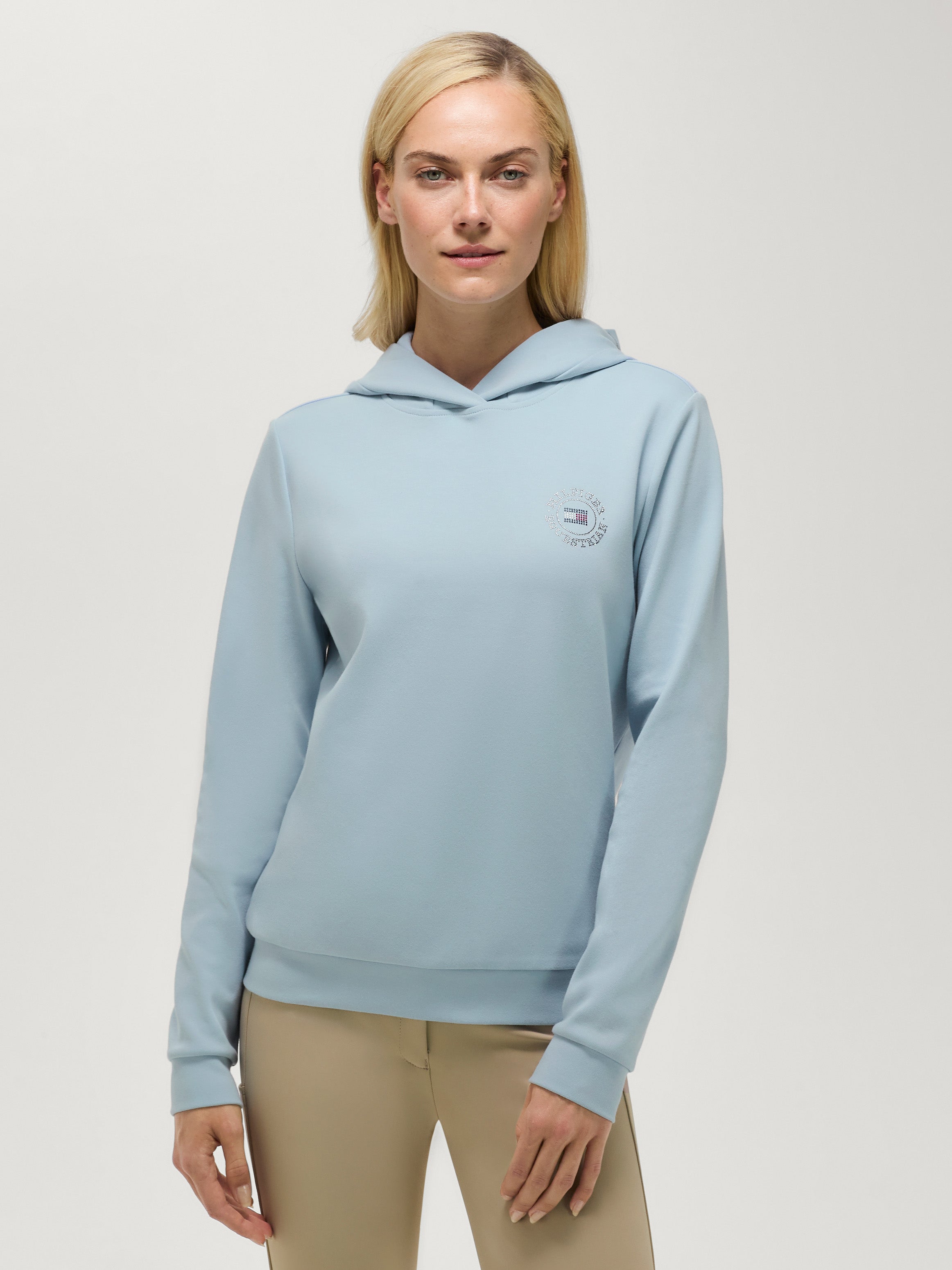 Hollywood Strass Hoodie SWEET BLUE