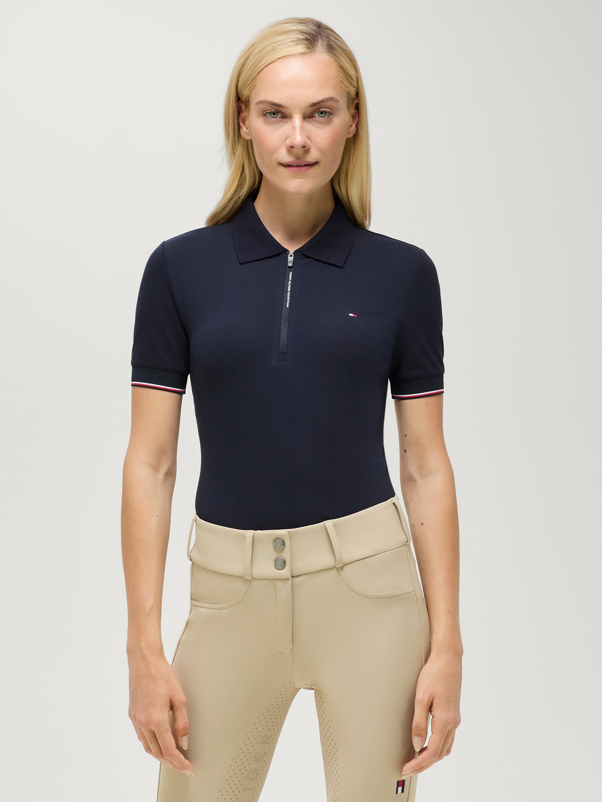 Anaheim Zip Polo DESERT SKY