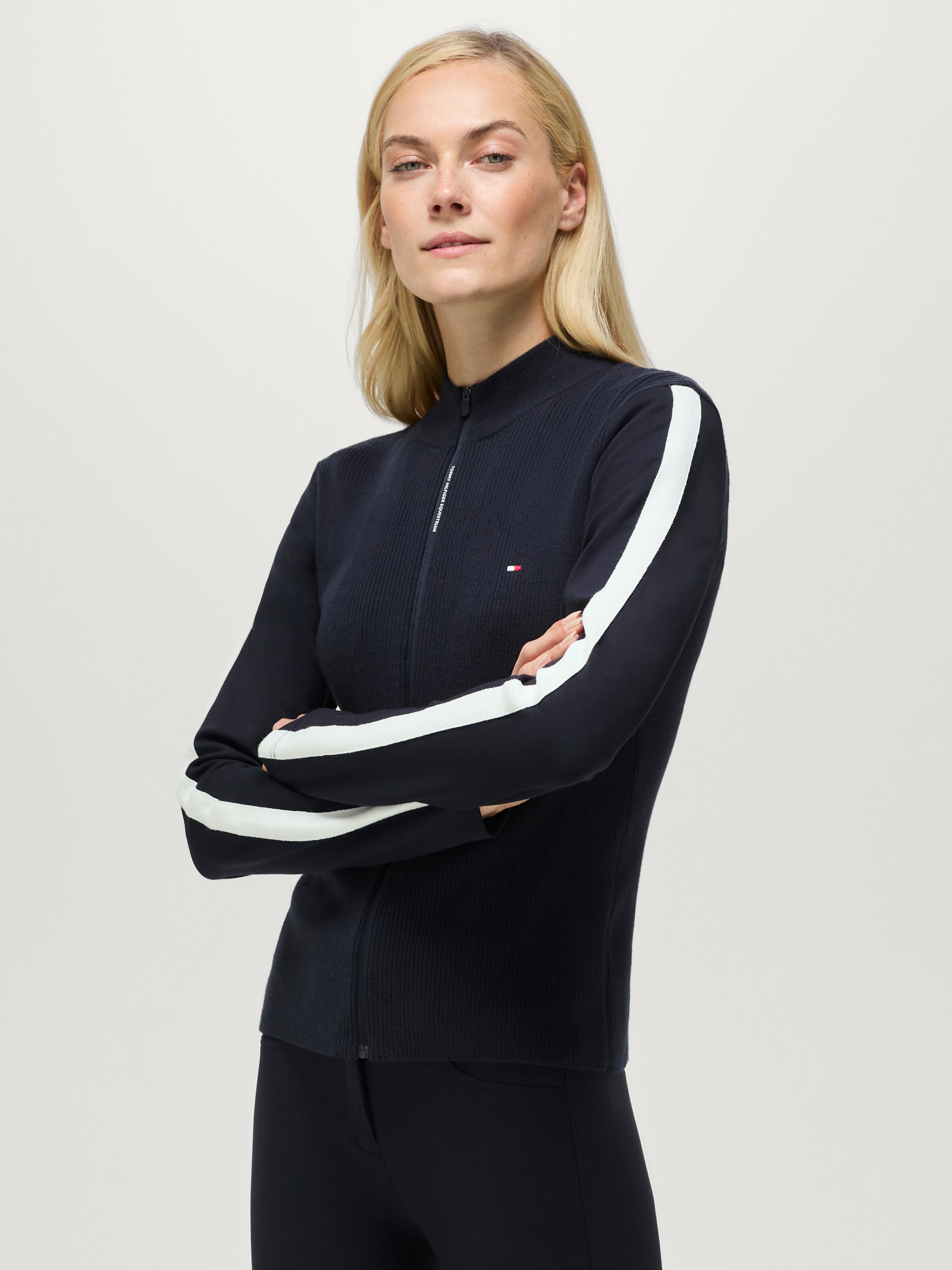 Mirada Knit Zip up DESERT SKY