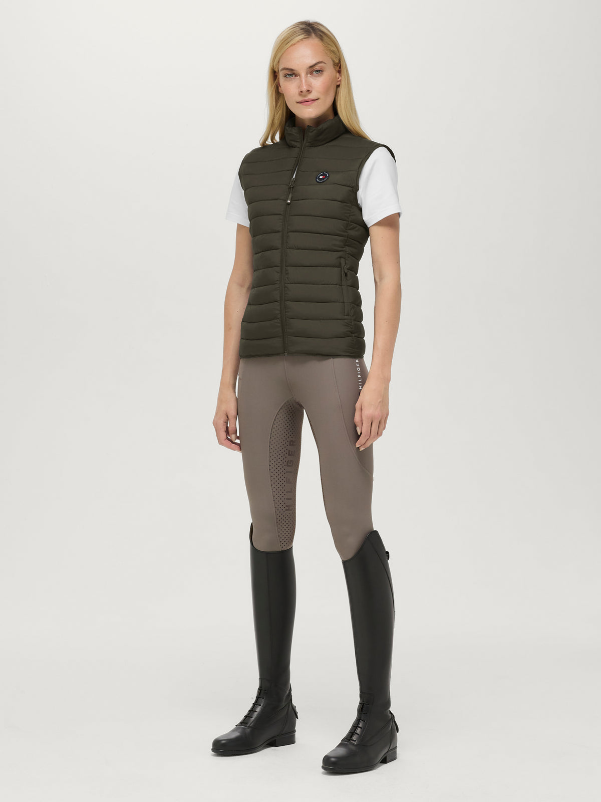 Serano Quilted Vest CAMO GREEN