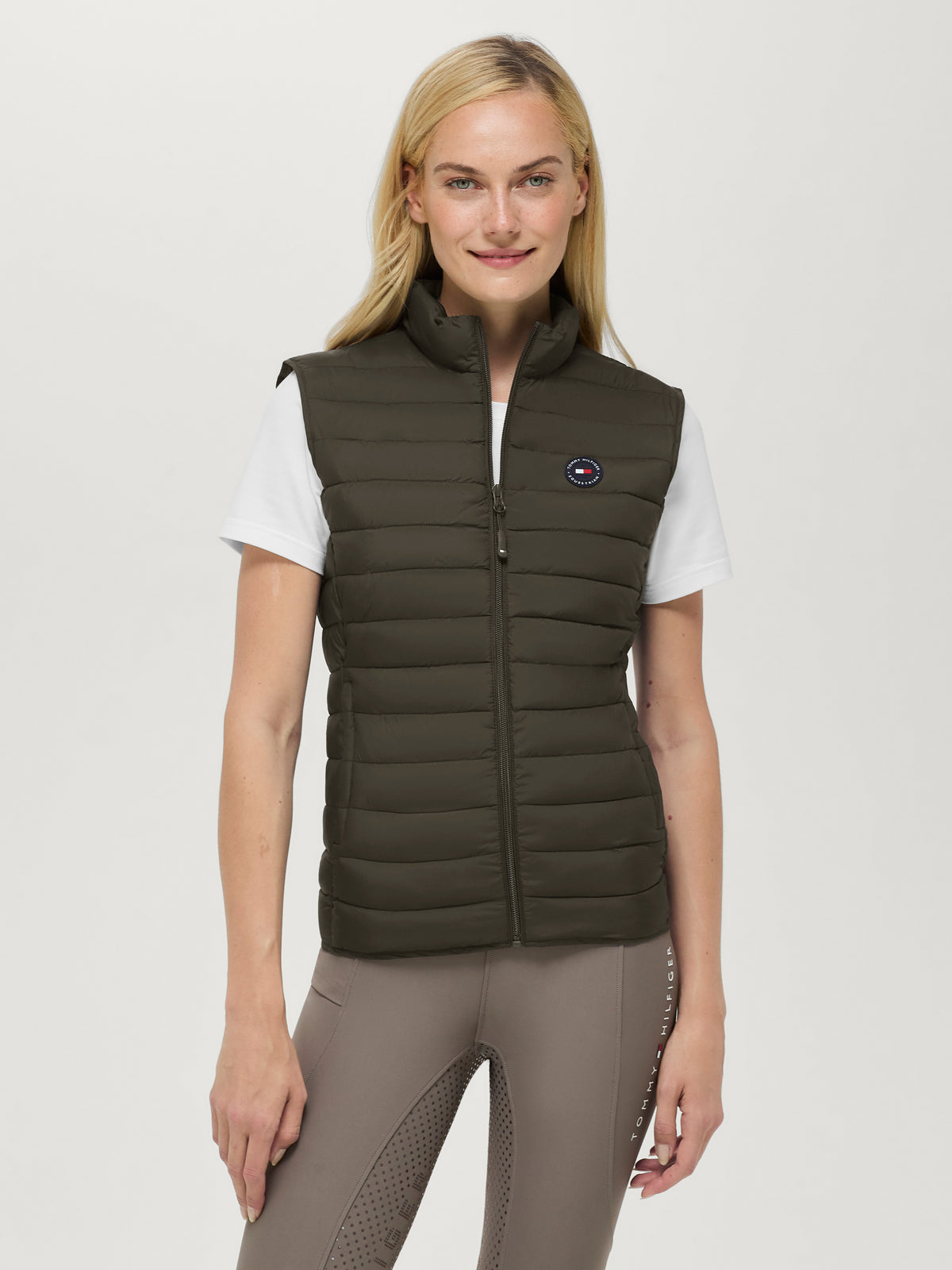 Serano Quilted Vest CAMO GREEN