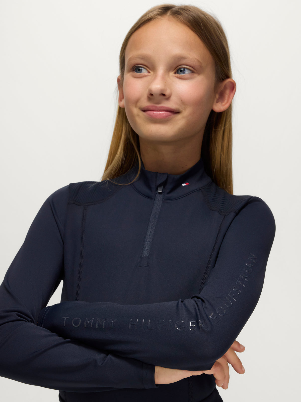 Ava Young Rider High Neck Baselayer DESERT SKY