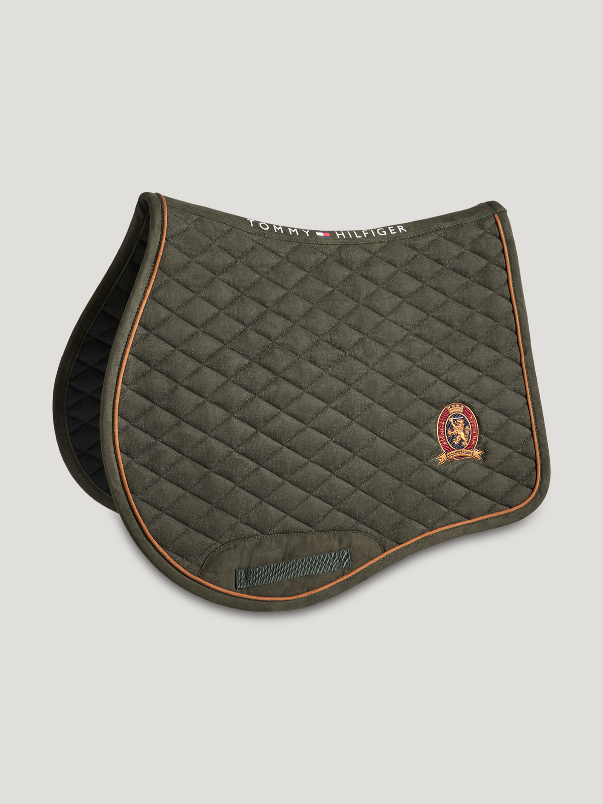 Baxter Suede Jumping Saddlepad CAMO GREEN