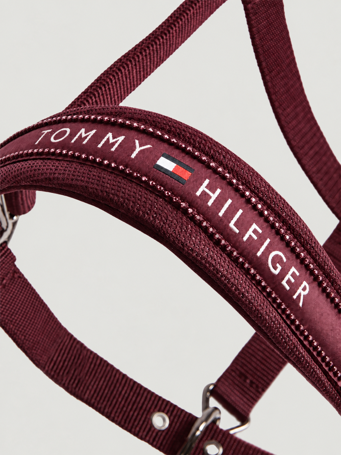 Yale Shine Set Halter Rope DEEP BURGUNDY