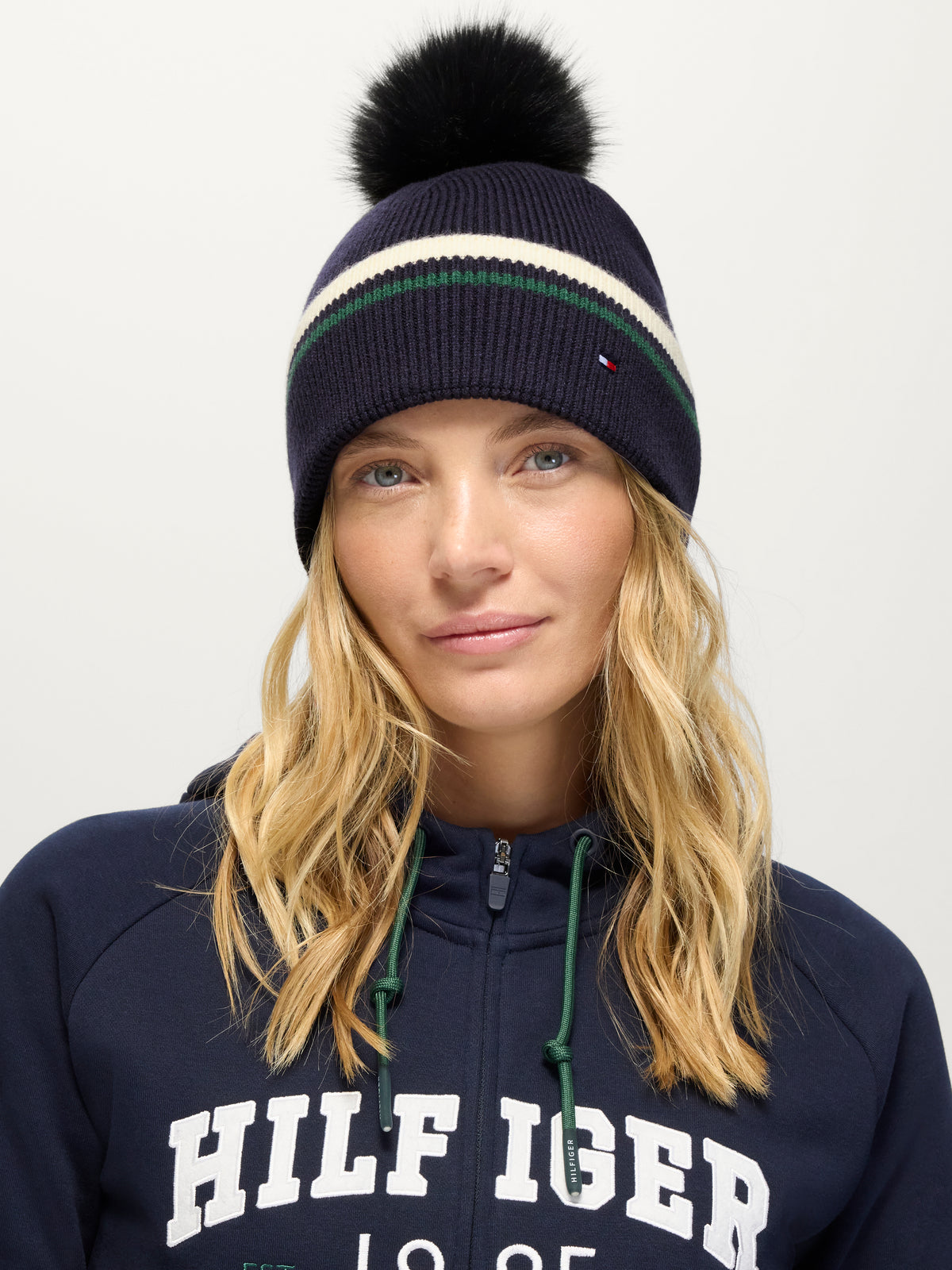 Dean Pom Pom Beanie DESERT SKY