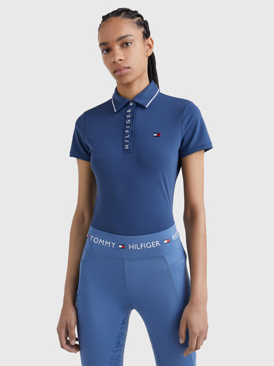 Hilfiger Performance Poloshirt BLUE COAST