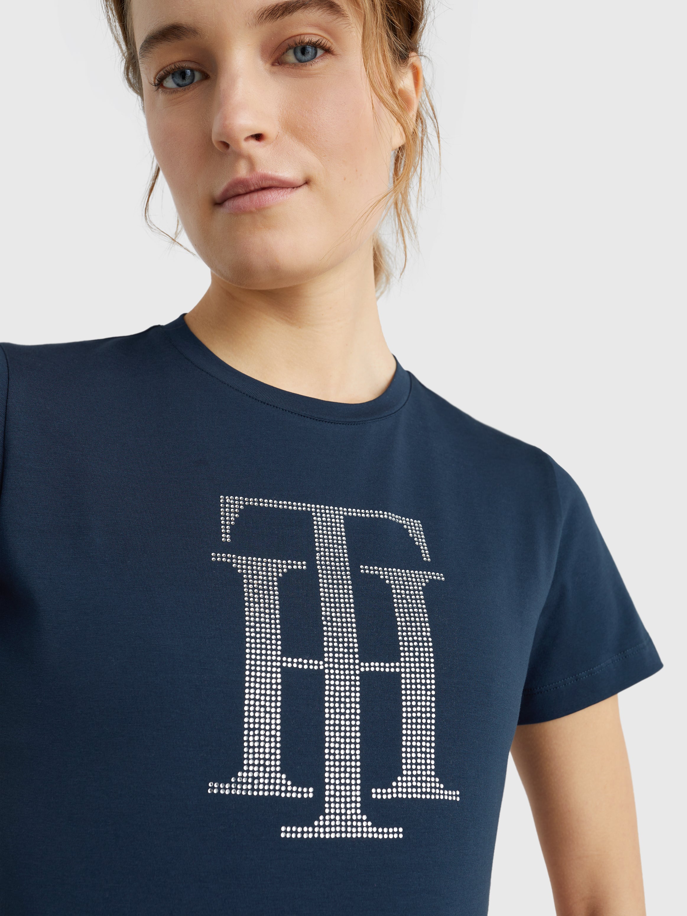 Tommy Hilfiger T-Shirt Strass DESERT SKY