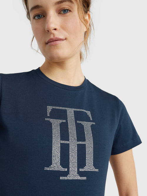 Tommy Hilfiger T-Shirt Strass DESERT SKY – Tommy Equestrian European