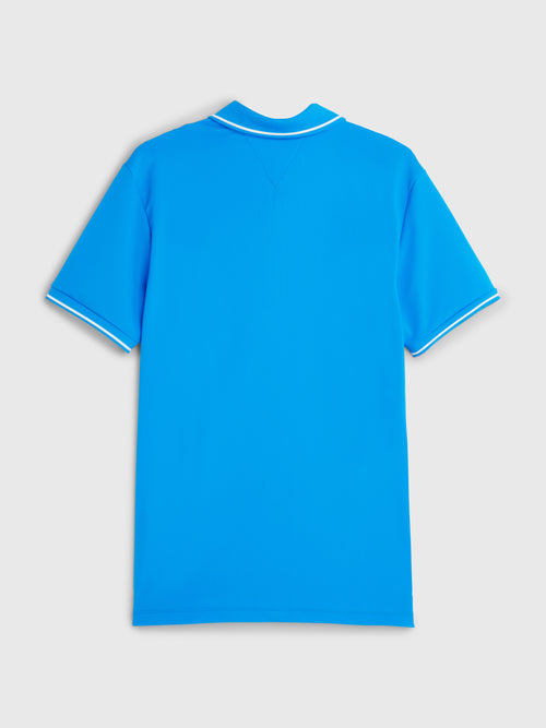 performance-polo-shirt-mit-reissverschluss-shocking-blue