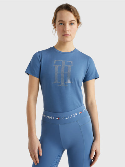 TH Rhinestone T-Shirt BLUE COAST