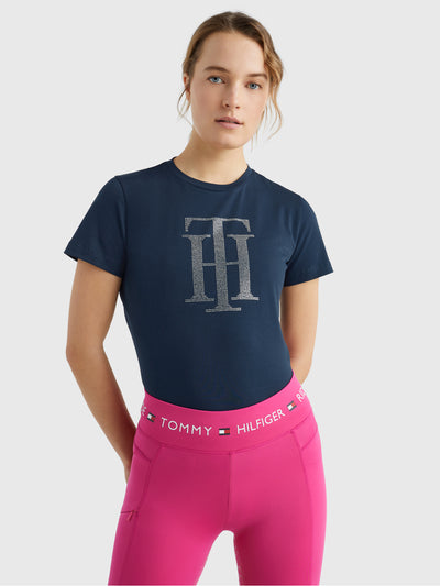 Tommy Hilfiger T-Shirt Strass DESERT SKY